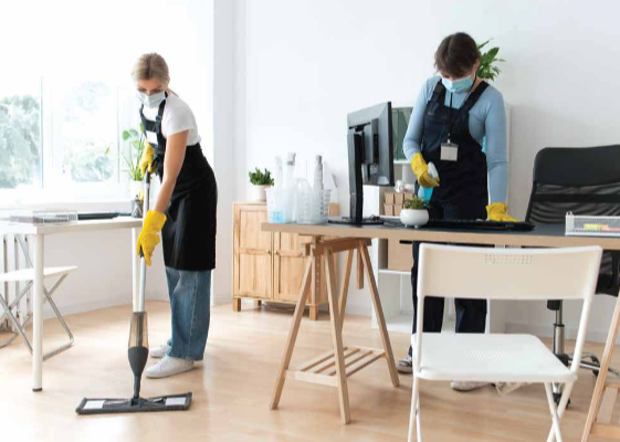 images showcasing professional cleaning services