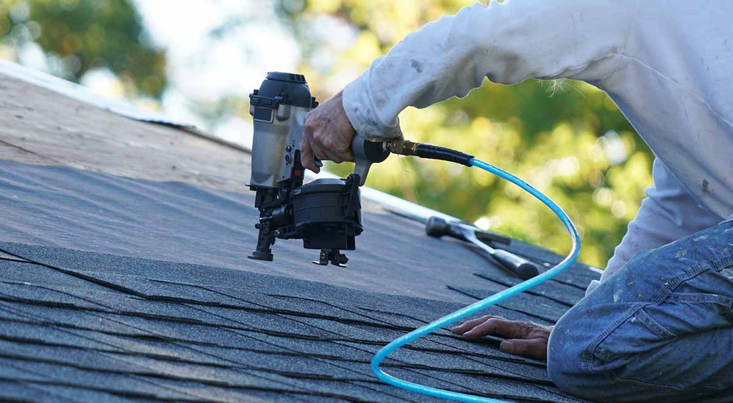 image showing a roof repair